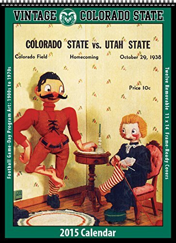 Colorado State Rams 2015 Vintage Football Calendar by Asgard Press (2014-09-15) by 