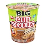 Nissin Big Cup Noodles Spicy Chicken Flavor, 2.82 OZ (Pack of 6)
