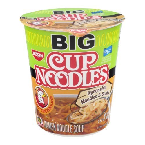 UPC 070662030455, Nissin Big Cup Noodles Spicy Chicken Flavor, 2.82 OZ (Pack of 6)