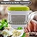 sujeo Mini Garlic Press, Green