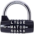 Gym Locker Lock,5 Letter Word Lock,5 Digit Combination Lock,Safety ...