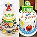 Anyana 4pcs set Sesame Street Oscar Ernie Elmo Monster fondant plunger Cookie Cutter biscuit decorating stamp stamper impression Sugarcraft Cake Decoration pastry pie crust mold