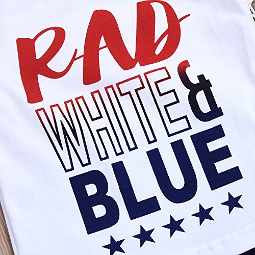 image for EGELEXY Summer Baby Boys American Vest T-Shirt Tops American Flag Pant