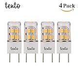 G8 T4 Bi-Pin Bulb LED G8 2700k Warm White JCD 120v Xenon Halogen 25w Replacement.5w G8 LED COB Light Bulbs Pin Base LED Halogen Xenon Replacement Puck Light Bipin Under-Counter Lights Microwave Safe