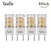G8 T4 Bi-Pin Bulb LED G8 2700k Warm White JCD 120v Xenon Halogen 25w Replacement.5w G8 LED COB Light Bulbs Pin Base LED Halogen Xenon Replacement Puck Light Bipin Under-Counter Lights Microwave Safe