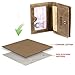 RFID Blocking Credit Card Holder Leather ID Case for Men Pabin (Vintage Khaki)
