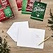Hallmark Image Arts Christmas Boxed Cards Assortment, Elegant Lettering (4 Designs, 24 Cards with Envelopes)