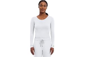 Healing Hands Women's Underscrub Soft Knit Melissa Longsleeve Scrub Tee with Breathable & Easy Care Fabric 5047