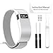 Gealpoor for Fitbit Charge hr Bands Milanese Loop Stainless Steel Metal Bracelet Strap with Unique Magnet Lock Accessories for Fitbit Charge HR