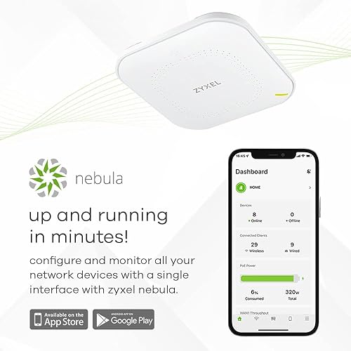 Zyxel WiFi AC1200 W2 Wireless Gigabit Business Access Point