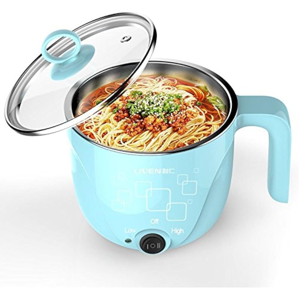 1L Electric Hot Pot 304 Stainless Steel Healthy Inner Pot, Cook Noodles Boil eBay
