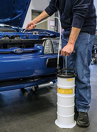 Fairmount Manual 6.5L Oil Extractor Pump Vacuum Fluid Evacuator Motor Engine Oil & Brake Fluid & Clutch Fluid & Power Steering Fluid Changer