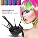 Walmeck 8pcs Hair Dyeing Tool Hair Coloring Kit Salon Dyeing Brush Comb Bowl Sectioning Clips Set Black Hairdressing Tool