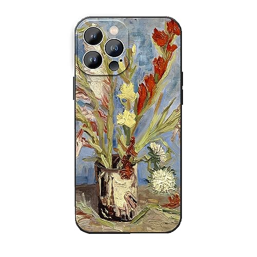 MURLEBAY Flower Phone Case for iPhone 14 Pro Max, Phoenix Flower by Van Gogh Aesthetic Art Phone Case for Women Men, Waterproof Shockproof Phone Cover for iPhone 14 Pro Max(6.7inch) at Amazon