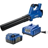 Kobalt 24-Volt Max Lithium Ion 410-CFM Brushless Cordless Electric Leaf Blower