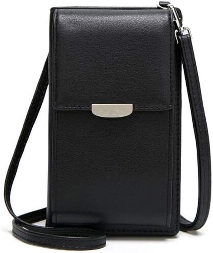 Women Cell Phone Crossbody Bag Wallet Mini Multifunction PU Leather