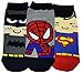 JJMax Boy's Cotton Blend Superhero Socks, 3 to 5 Years Old, 3 Pair, 3 to 5 years old