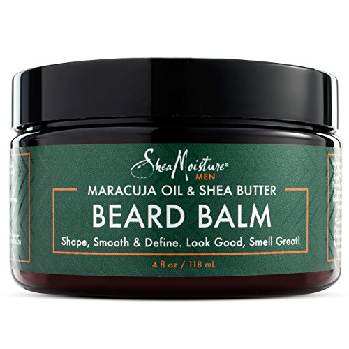 Shea Moisture Mens Beard Balm, All Natural ingredients, Made With Maracuja Infused Shea Butter, Shape-Smooth & Define, 4 Ounce