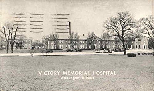 Victory Memorial Hospital Waukegan Illinois Il Original Vintage