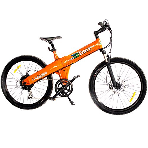 Buy Ego 26" Inch Electric Bike Orange Electric Bicycle City E Bike