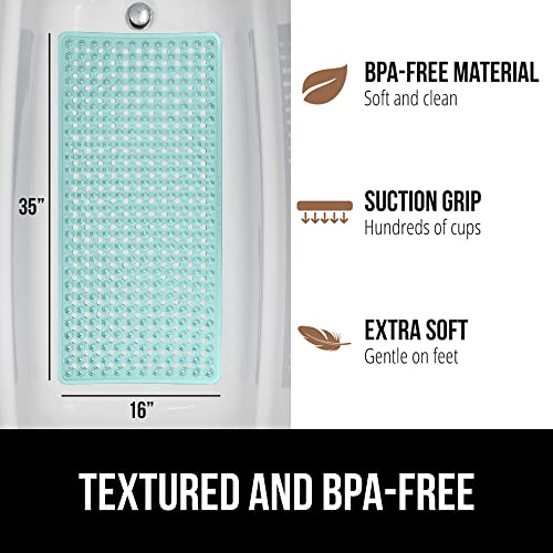 The Original Gorilla Grip Patented Shower And Bathtub Mat, 35x16, Long