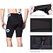 BALEAF Men's Cool Mesh MTB 3D Padded Cycling Liner Shorts L Black