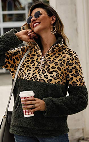 3 Angashion+Womens+Leopard+Patchwork+Pullover