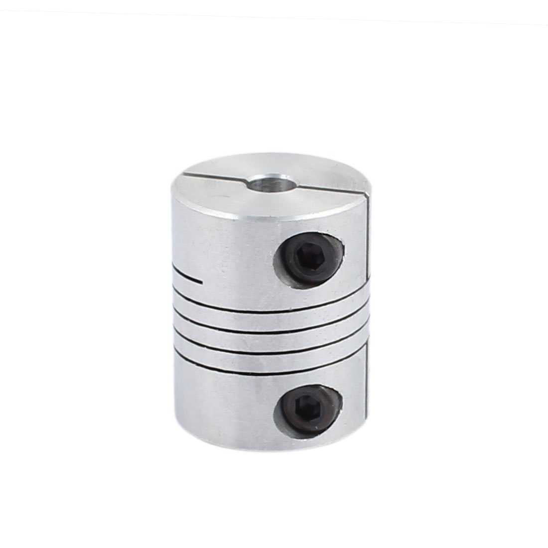 sourcing map 5mm to 6.35mm Shaft Coupling 25mm Length 20mm Diameter Stepper Motor Coupler Aluminum Alloy Joint Connector for 3D Printer CNC Machine DIY Encoder