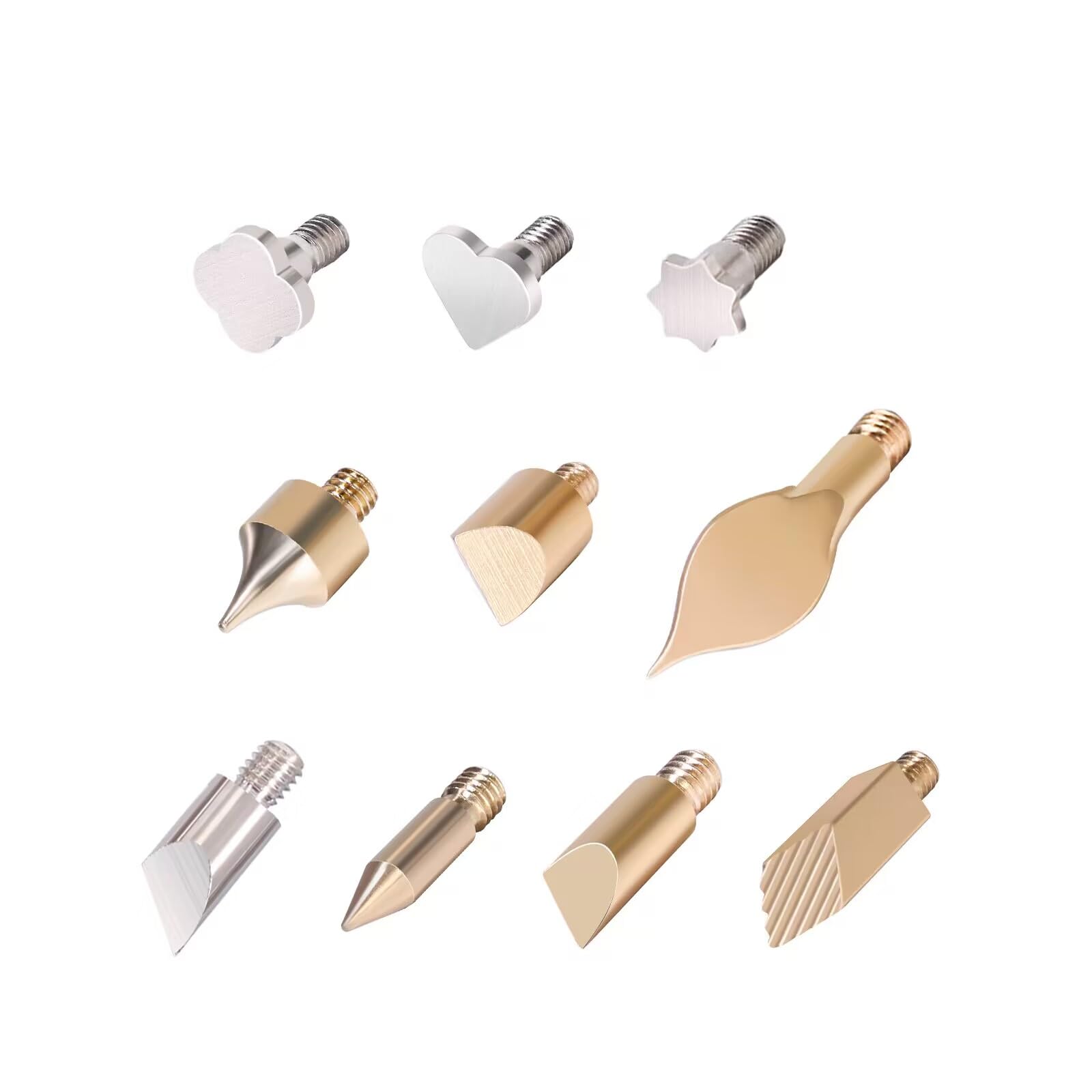 YIHUA Replacement Pyrography Tips (Solid tip Type) for UK Model YIHUA 939D-II 930-IV and 939D-VII Wood Burning Pyrography kit