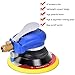 GTrim Air Palm Random Orbital Sander Dual Action Pneumatic Polisher Speed Adjustable Grinding Sanding w/Pad (6 inch)