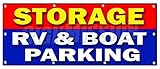 36"x96" Storage RV & Boat Parking Banner Sign Short