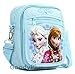 GoodyPlus Disney Frozen Elsa and Anna Detachable Lanyard Messenger Shoulder Bag, Snow Blue, Medium
