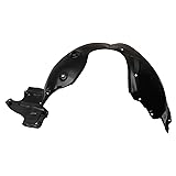 TRQ Front Left Inner Fender Liner Black Drivers