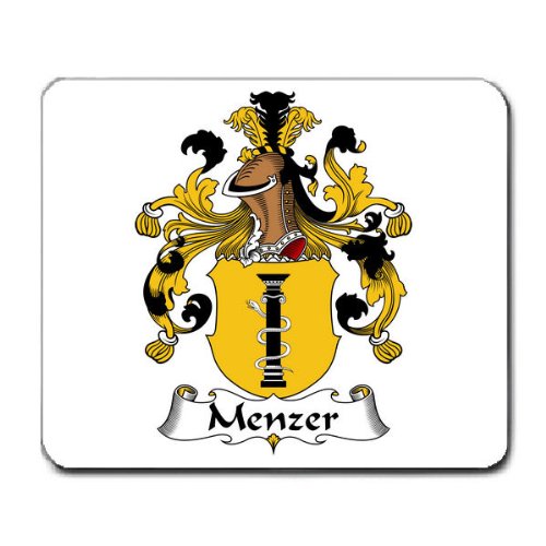 Menzer Family Crest Coat of Arms Mouse Pad