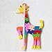 DD Wooden Educational Preschool Jigsaw Puzzles Winding Giraffe Toys Letter & Numbers Puzzle,Puzzles for Toddlers/ Kids/Children,Christmas Gift Toy for age 3 4 5 Years Old and Up