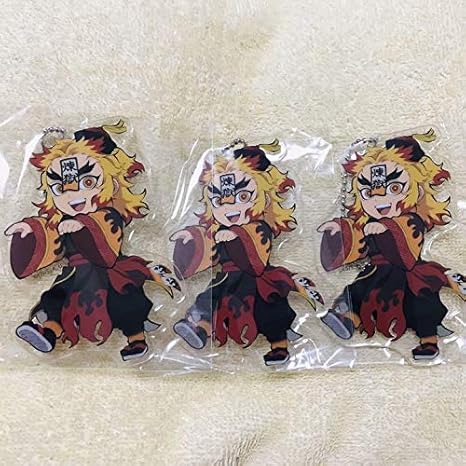 Amazon Co Jp 鬼滅の刃 Ufotable ハロウィン アクリルチャーム 煉獄杏寿郎 3点セット ホビー 通販