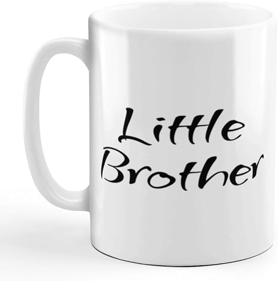 Coffee Mug 11 Ounces Little Brother Style C Ceramic Tea Cup