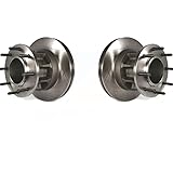 Front Disc Brake Rotors And Hub Assembly Pair For