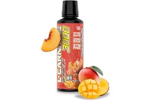 VMI Sports L-Carnitine 3000 Liquid | 3000 mg Carnitine Supplement | Zero Calorie Zero Sugar Keto Friendly for Men and Women – Great Tasting| 31 Servings (Peach Mango, 16 fl. oz.)
