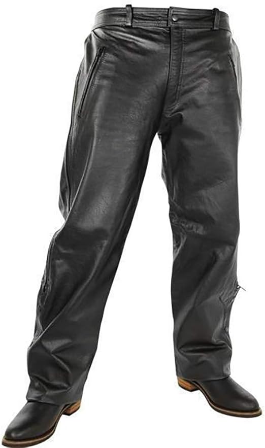 leather over pants