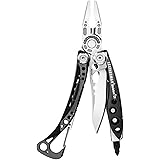 LEATHERMAN, Skeletool CX Lightweight Multitool with Pliers, Knife and Bottle Opener, Stainless Steel
