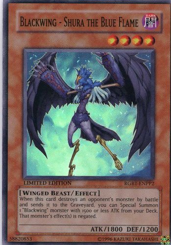 Yu-Gi-Oh! - Blackwing - Shura the Blue Flame (RGBT-ENPP2) - Duelist Pack Collection Tin - Limited Edition - Super Rare