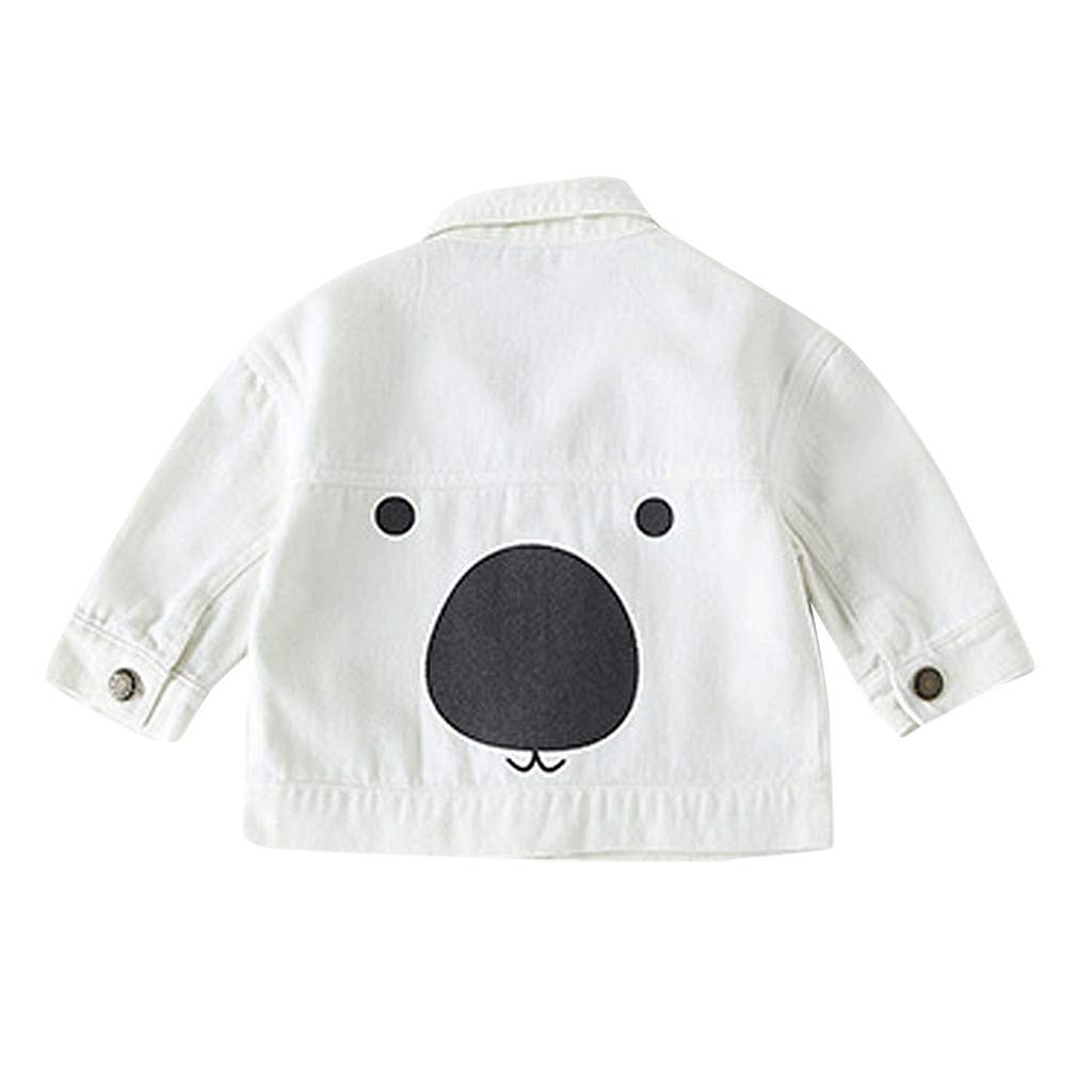 baby white denim jacket