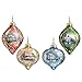 The Bradford Exchange Thomas Kinkade Light Up The Season Luminary Glass Ornament Set