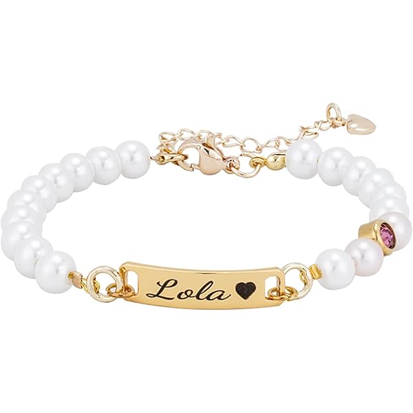 Amazon.com: Personalized Child Name ID Bracelet : Customized