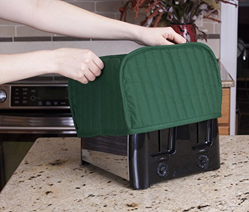 image for RITZ Polyester / Cotton Quilted Four Slice Toaster Appliance Cover, Du
