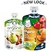 Gerber Stage 2 Baby Food, Organic Pear Peach Strawberry Puree Pouch, 2 Servings of Fruit, No Added Sweetener, No Artificial Colors or Flavors, 12-Pack