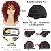 Afro Curly Wigs Wine Red Hair for Women's Fashion Hair Extensions Afro Curly Wig Kinky Curly Hairstyle Look Same with Human Hair Wigs 14 inch