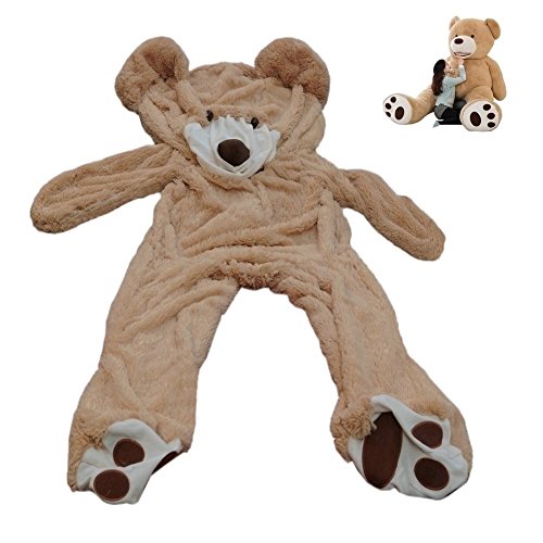 8.5 Feet Super Giant Bear Coat,Teddy Bear Outer Cover Animal Toy Huge Bear Shell (Beige, 2.6 m)