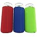 Tall Boy Beer Can Sleeves - Set of 6-24 oz Collapsible - Neoprene with Stitched Fabric Edges (Classic)